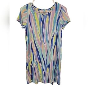LILLY PULITZER  LINDELL  T- SHIRT DRESS. SIZE XXS.